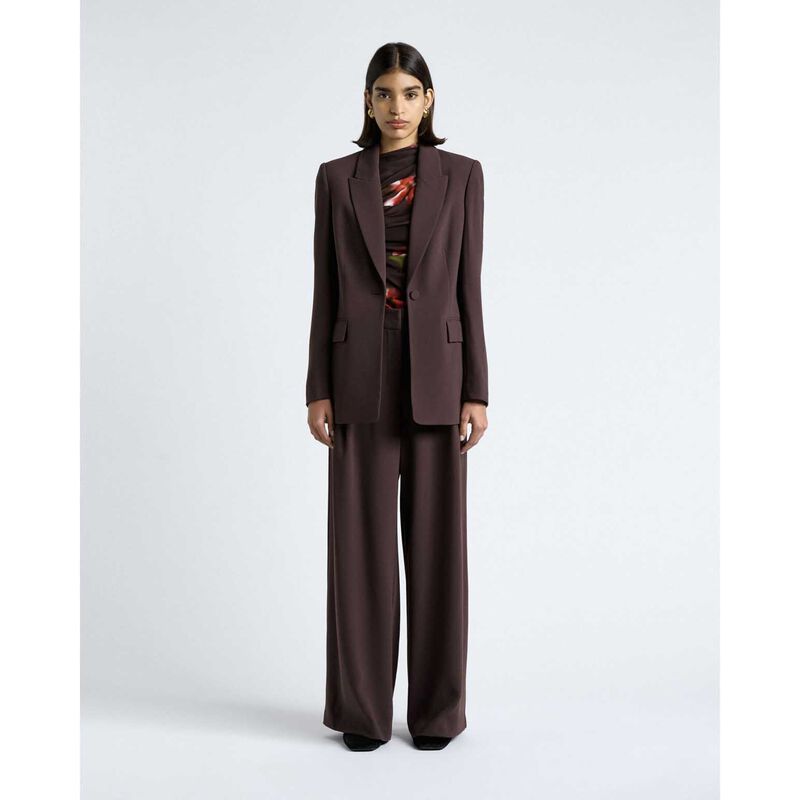 Cue Crepe Boyfriend Blazer image number 3